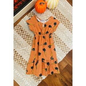 Quinn And Fox Carrot Dress Organic Midi Maxi Dress 2/3